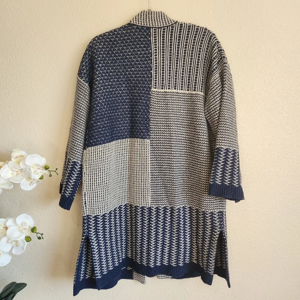 Madewell Collage Wool Cardigan Sweater - Picture 4 of 7